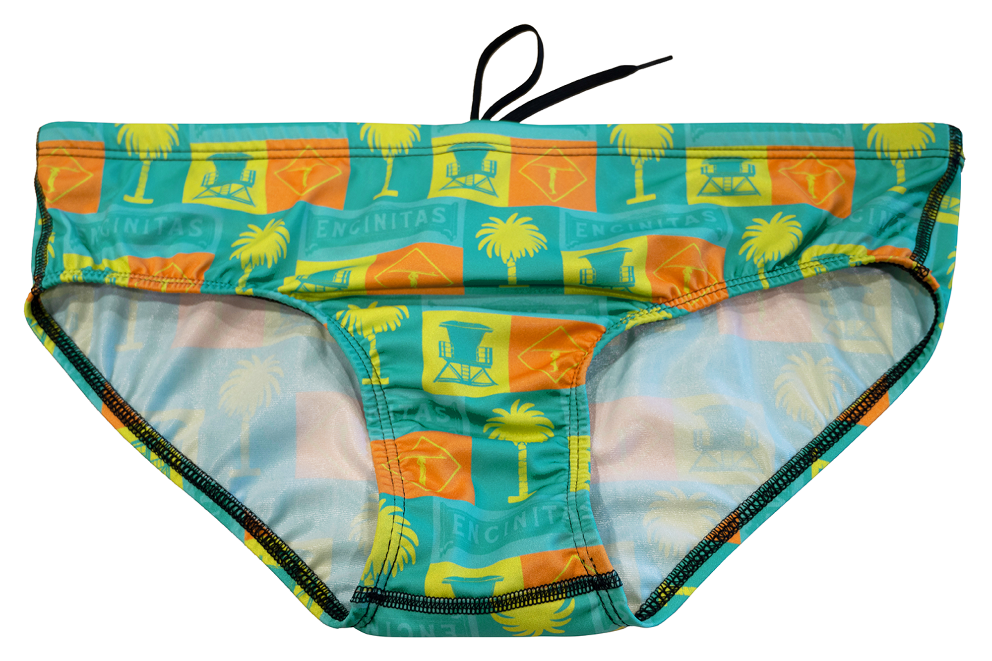 Encinitas Orange // Mens Mid Brief