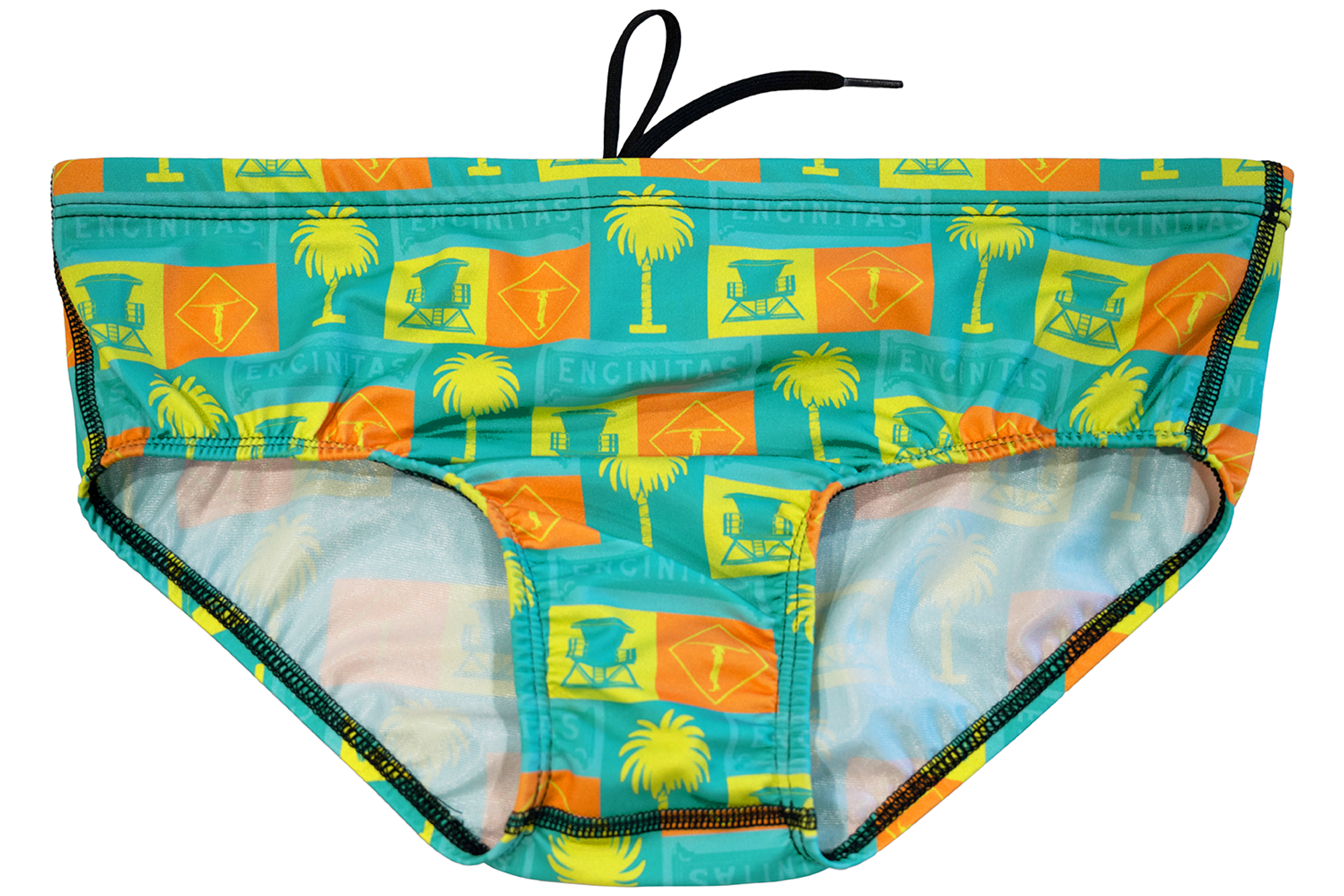 Encinitas Orange // Mens Wide Brief
