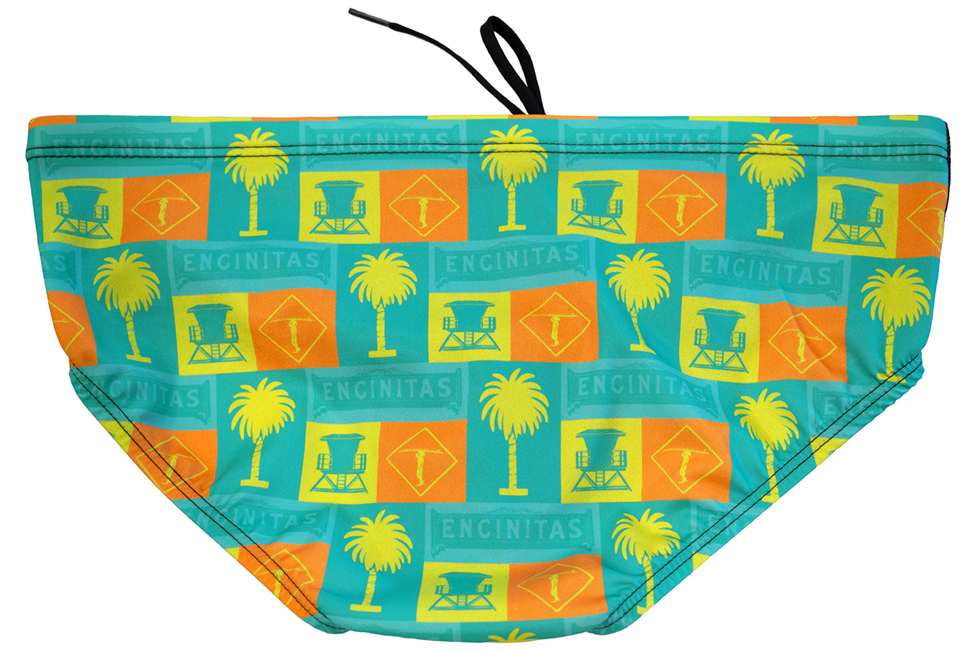 Encinitas Orange // Mens Wide Brief
