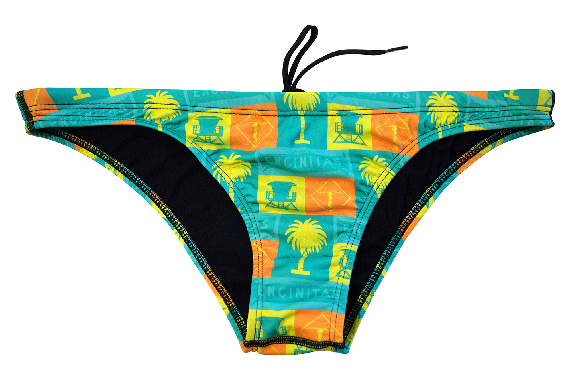 Encinitas Orange // Womens Bikini Bottom