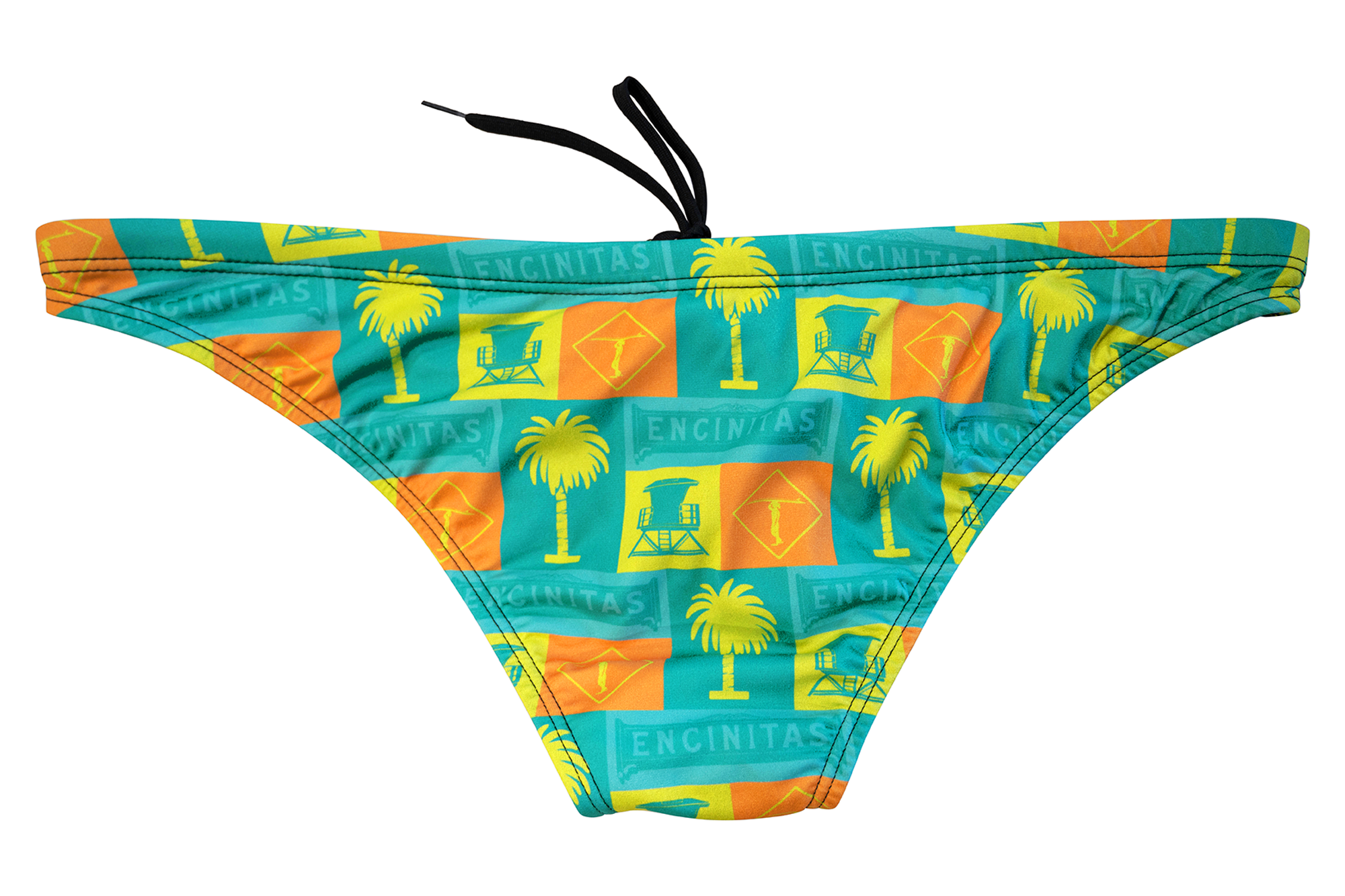 Encinitas Orange // Womens Bikini Bottom