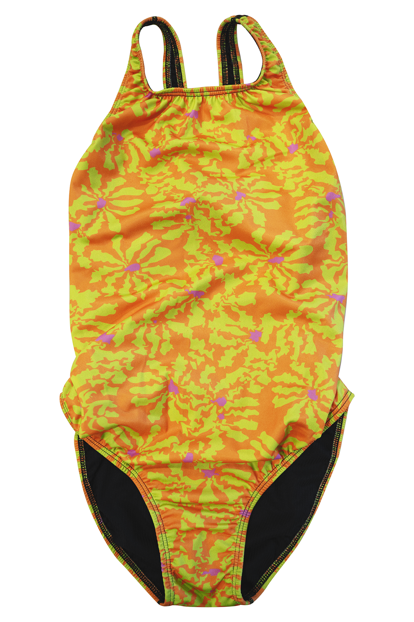 Flower Orange // Womens Racerback