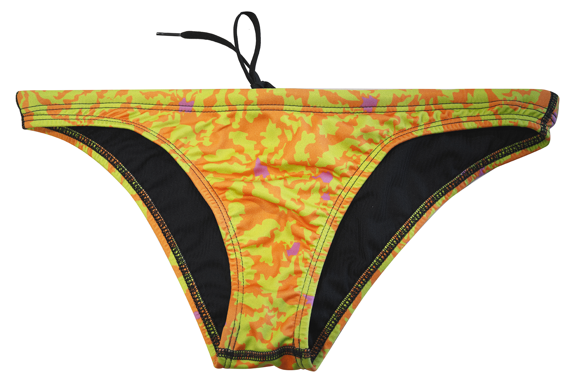 Flower Orange // Womens Bikini Bottom