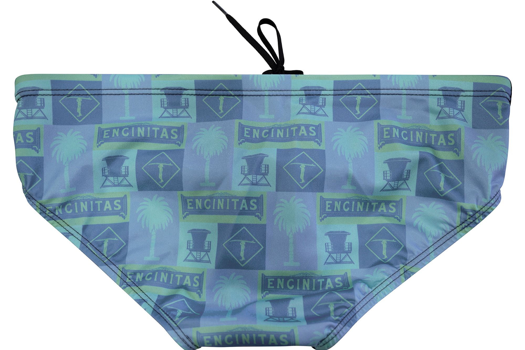 Encinitas Blue // Mens Mid Brief