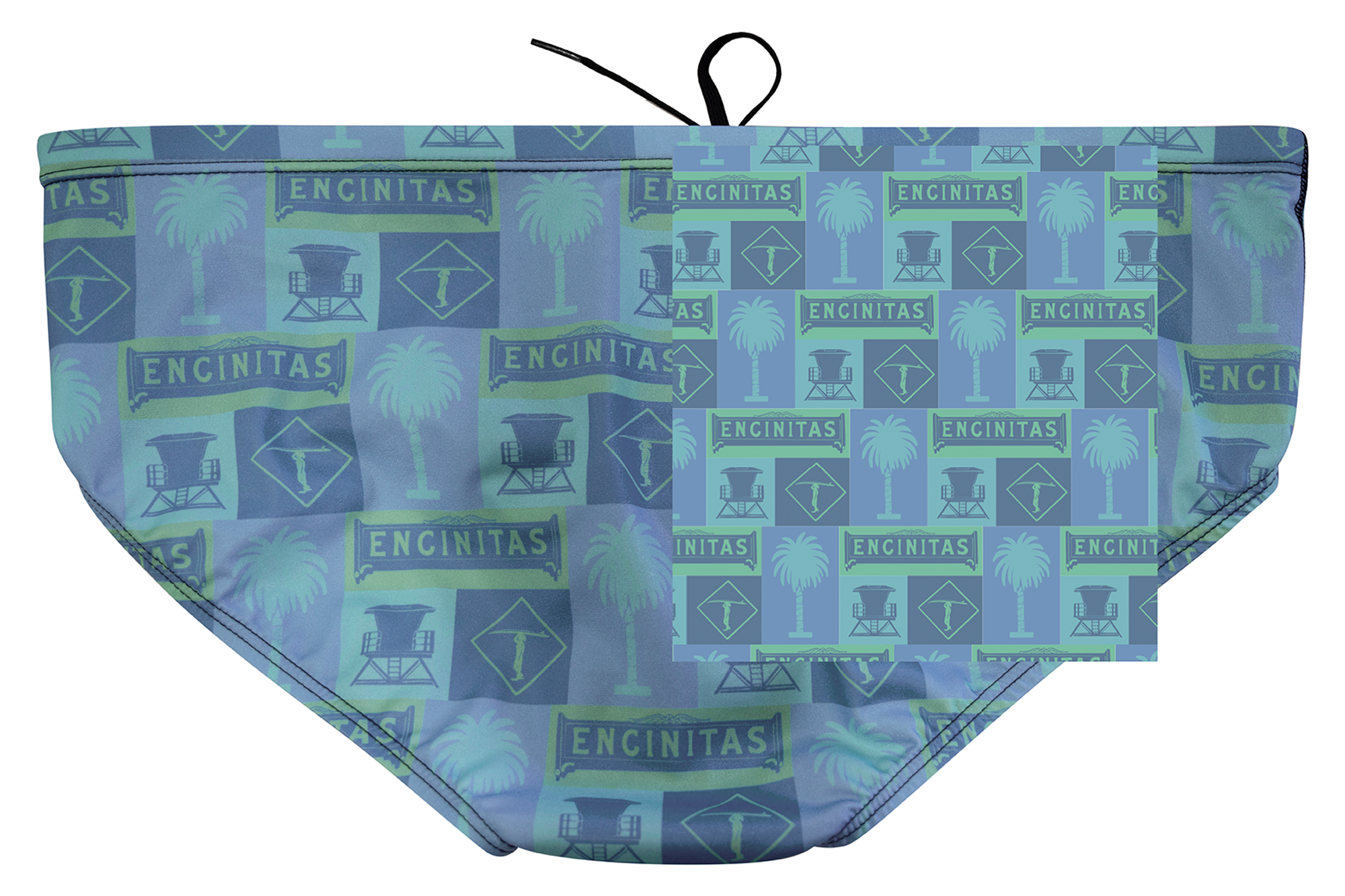 Encinitas Blue // Mens Wide Brief