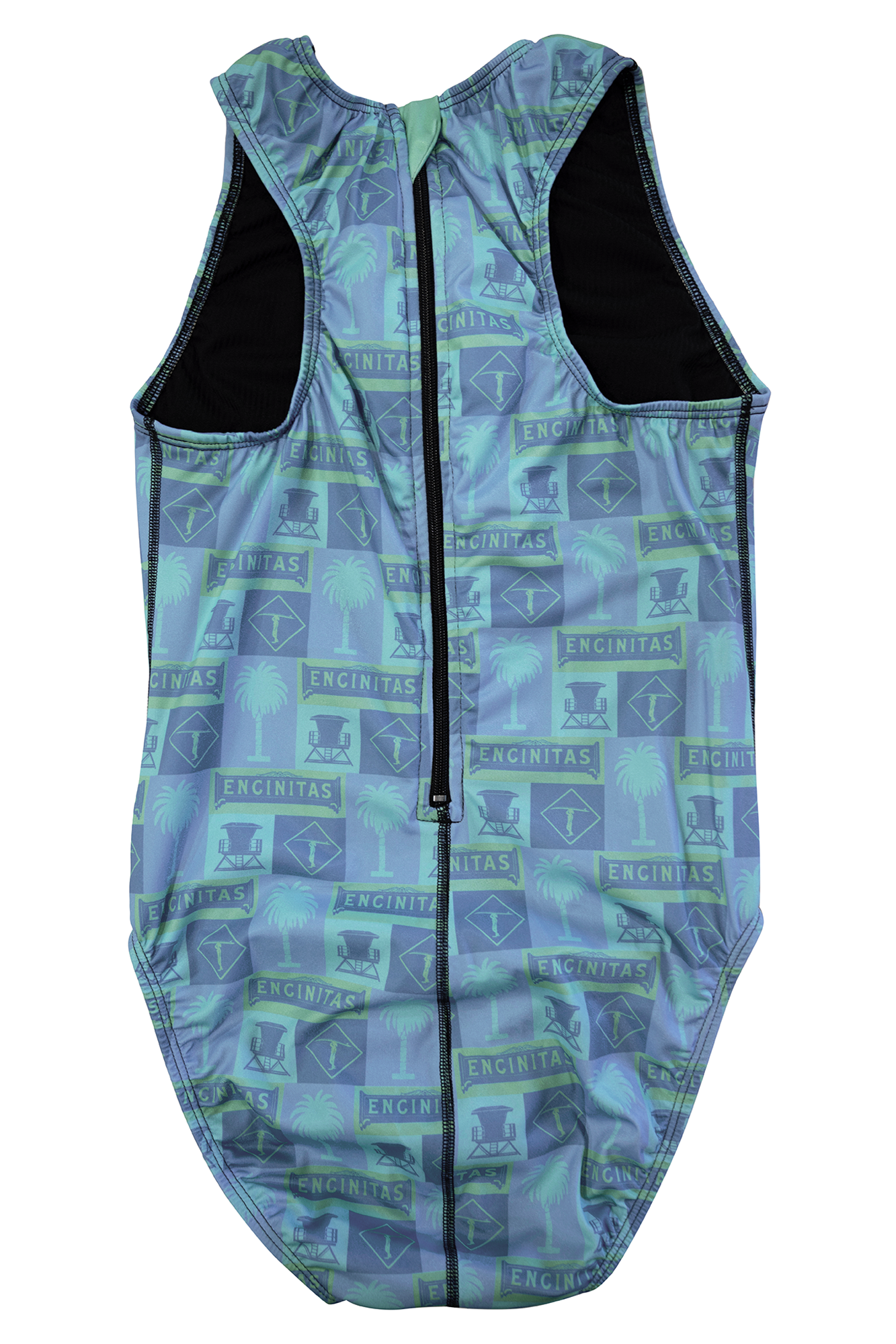 Encinitas Blue // Womens Zip Up Waterpolo