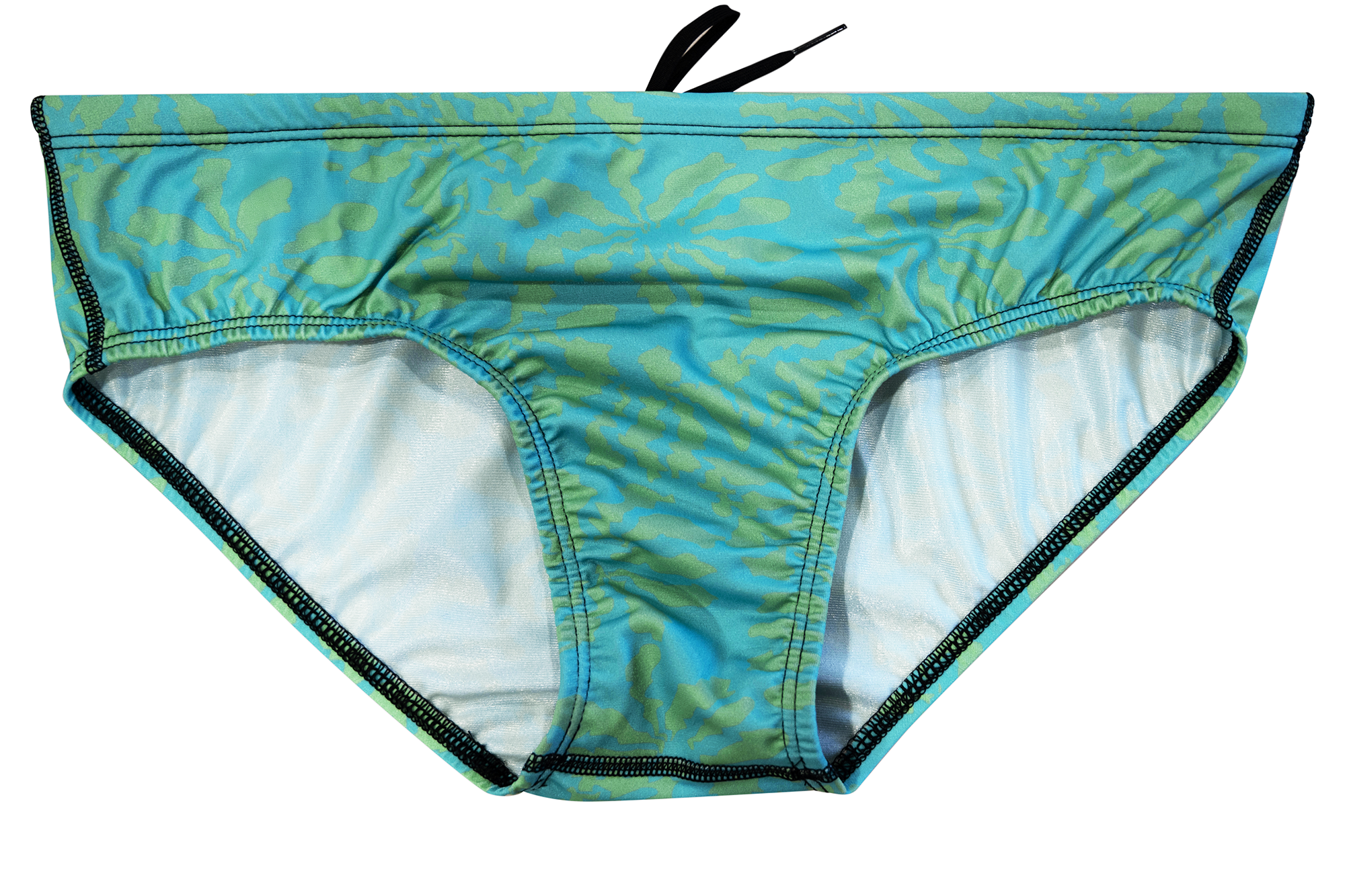 Trippy Green // Mens Mid Brief