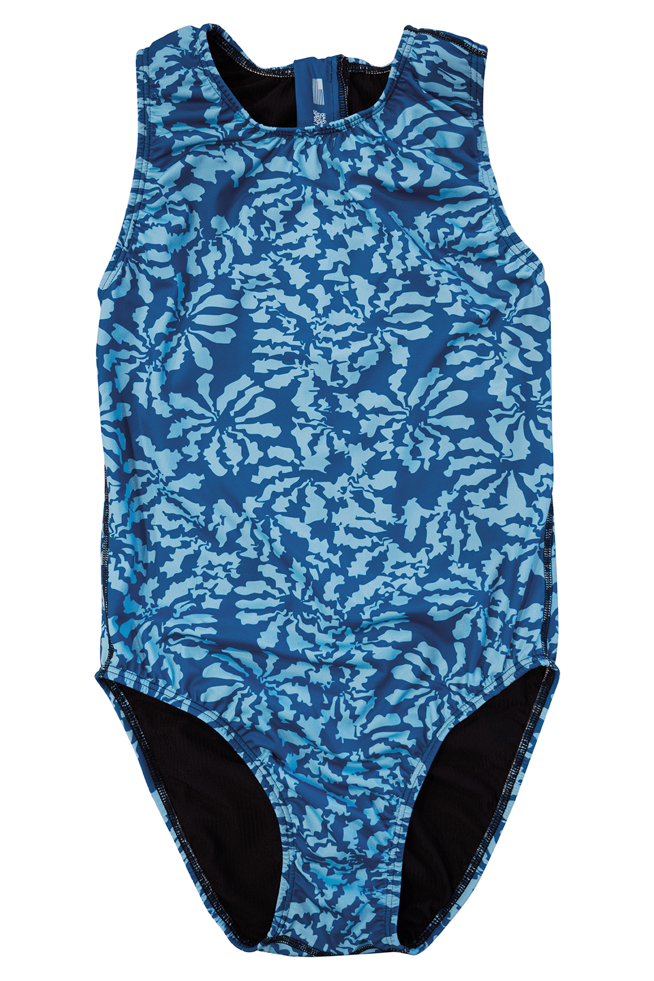 Trippy Blue // Womens Zip Up Waterpolo