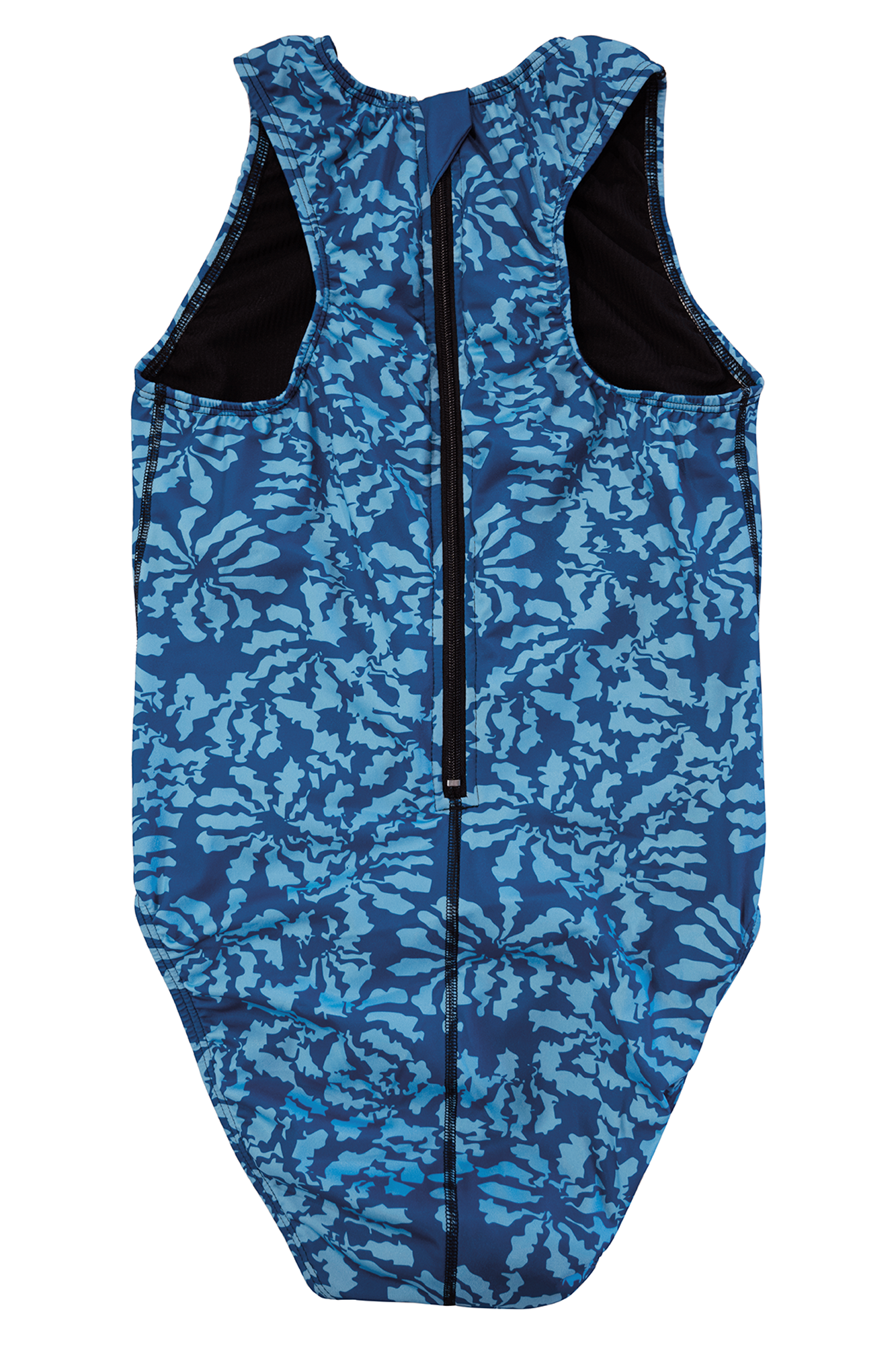 Trippy Blue // Womens Zip Up Waterpolo
