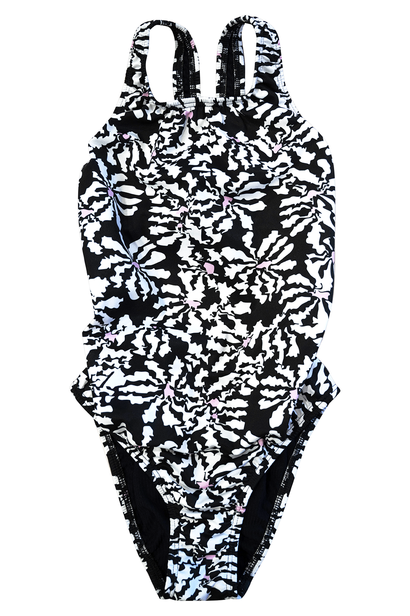 Flower Black // Womens Racerback