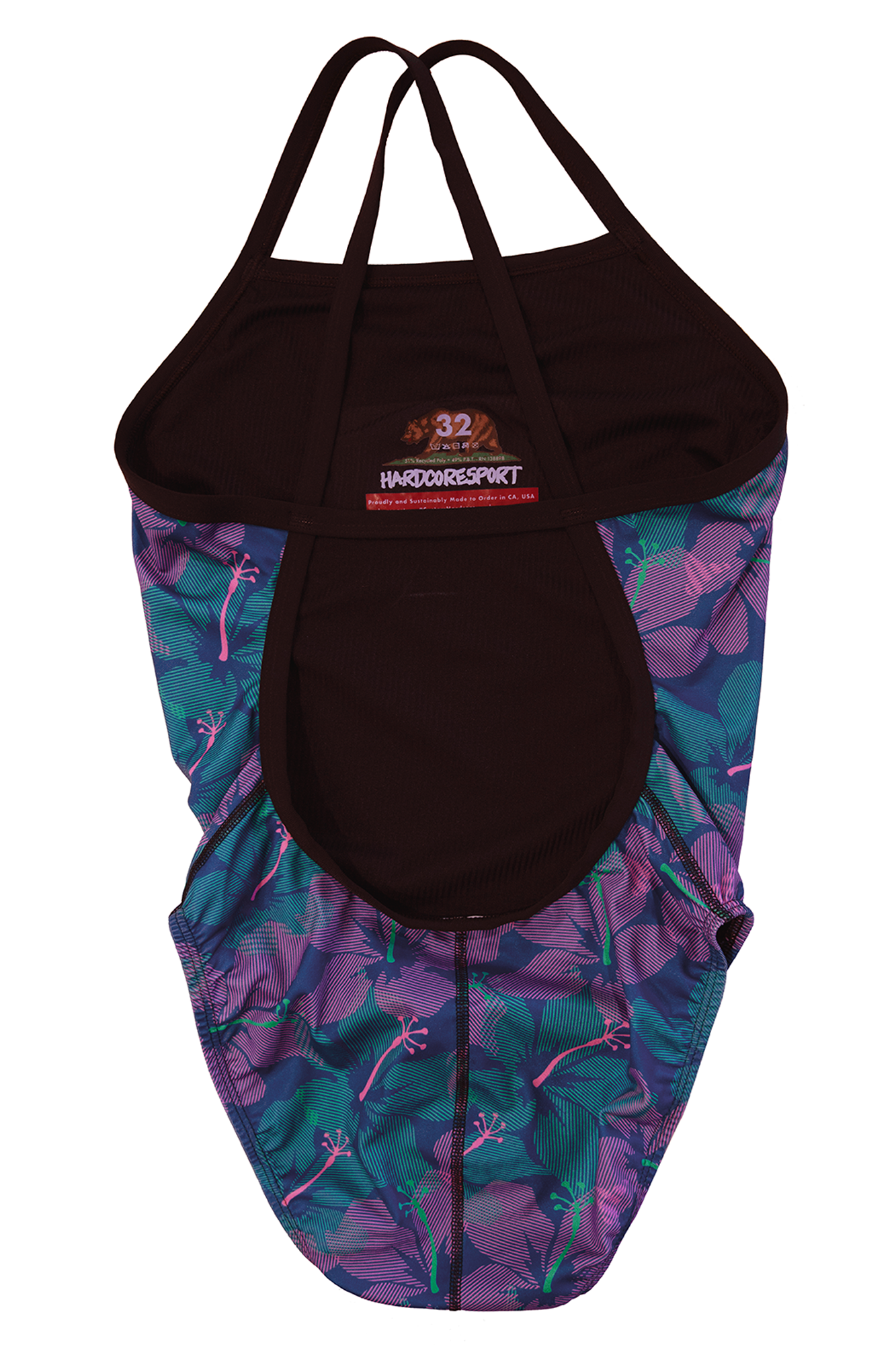 Hibiscus Blue // Womens X Back