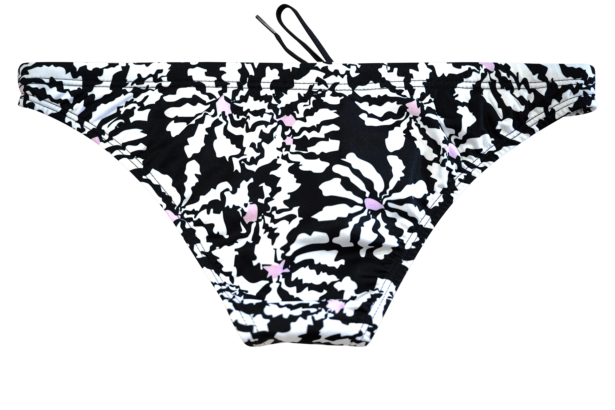 Flower Black // Womens Bikini Bottom