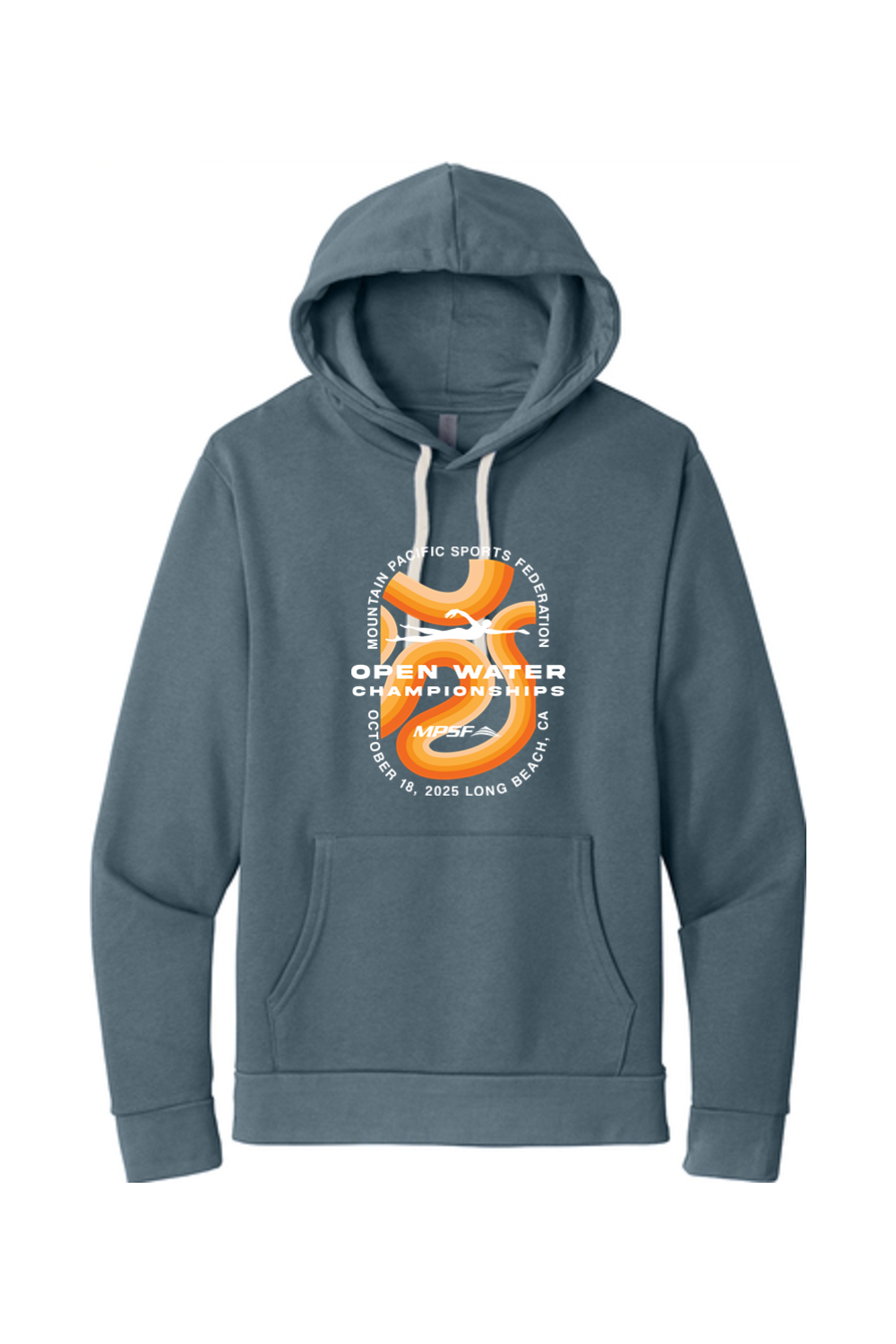 MPSF Open Water Champs 2025 Hoodie - White Text