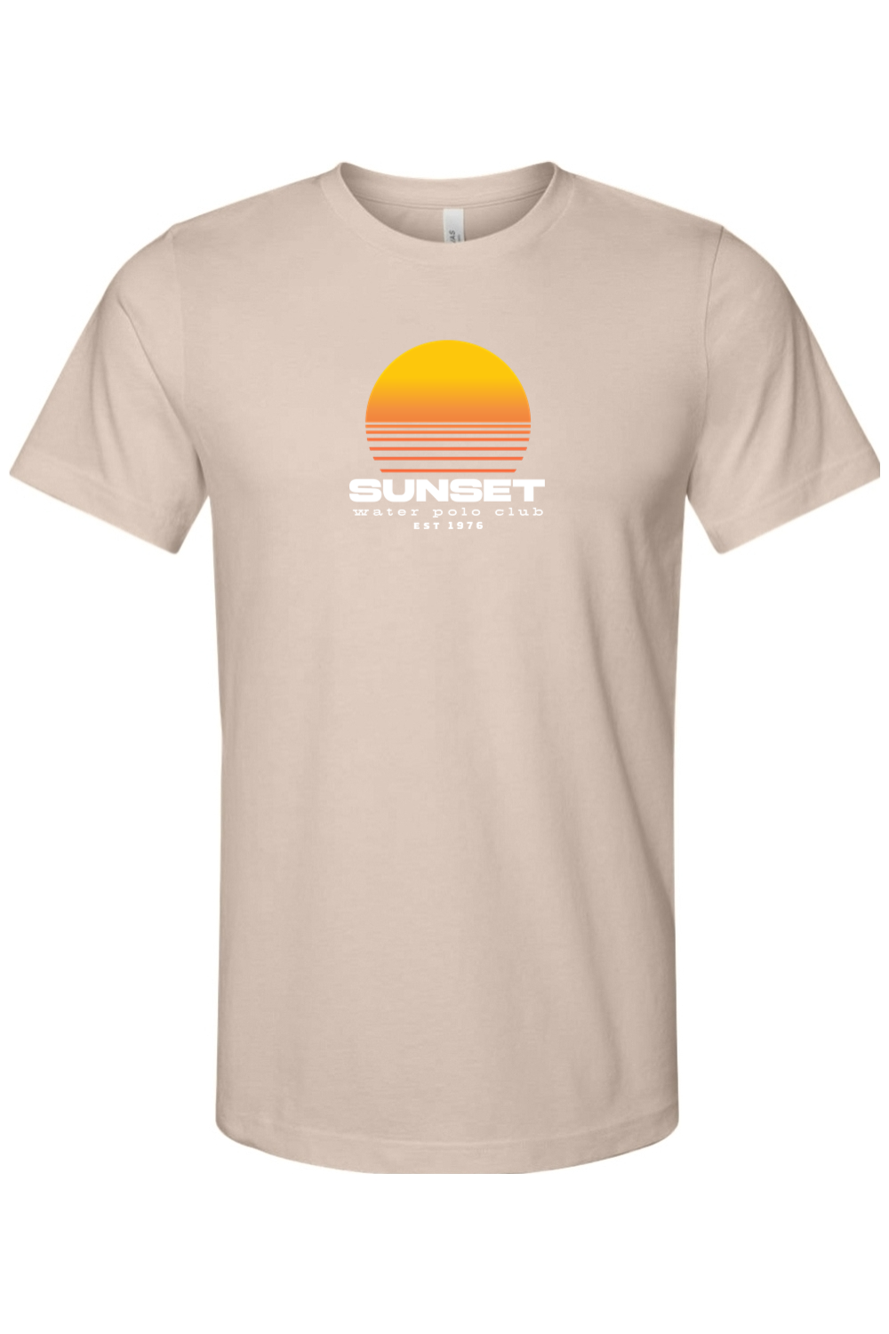 Sunset Water Polo Club // Bella + Canvas Jersey Tee - Sun