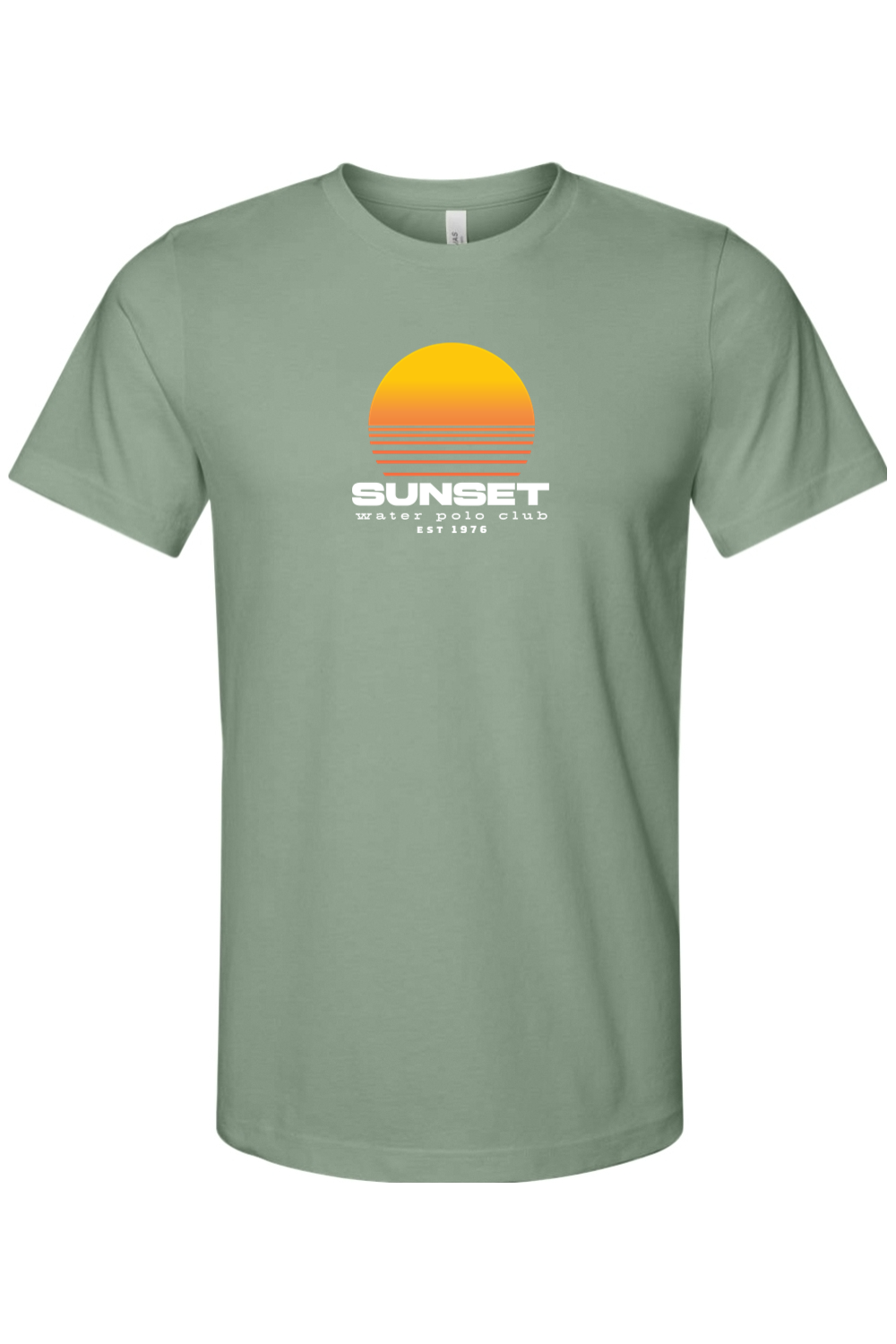 Sunset Water Polo Club // Bella + Canvas Jersey Tee - Sun