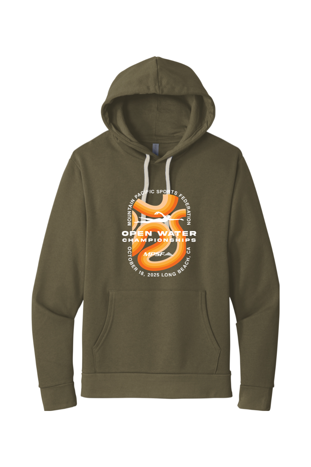 MPSF Open Water Champs 2025 Hoodie - White Text