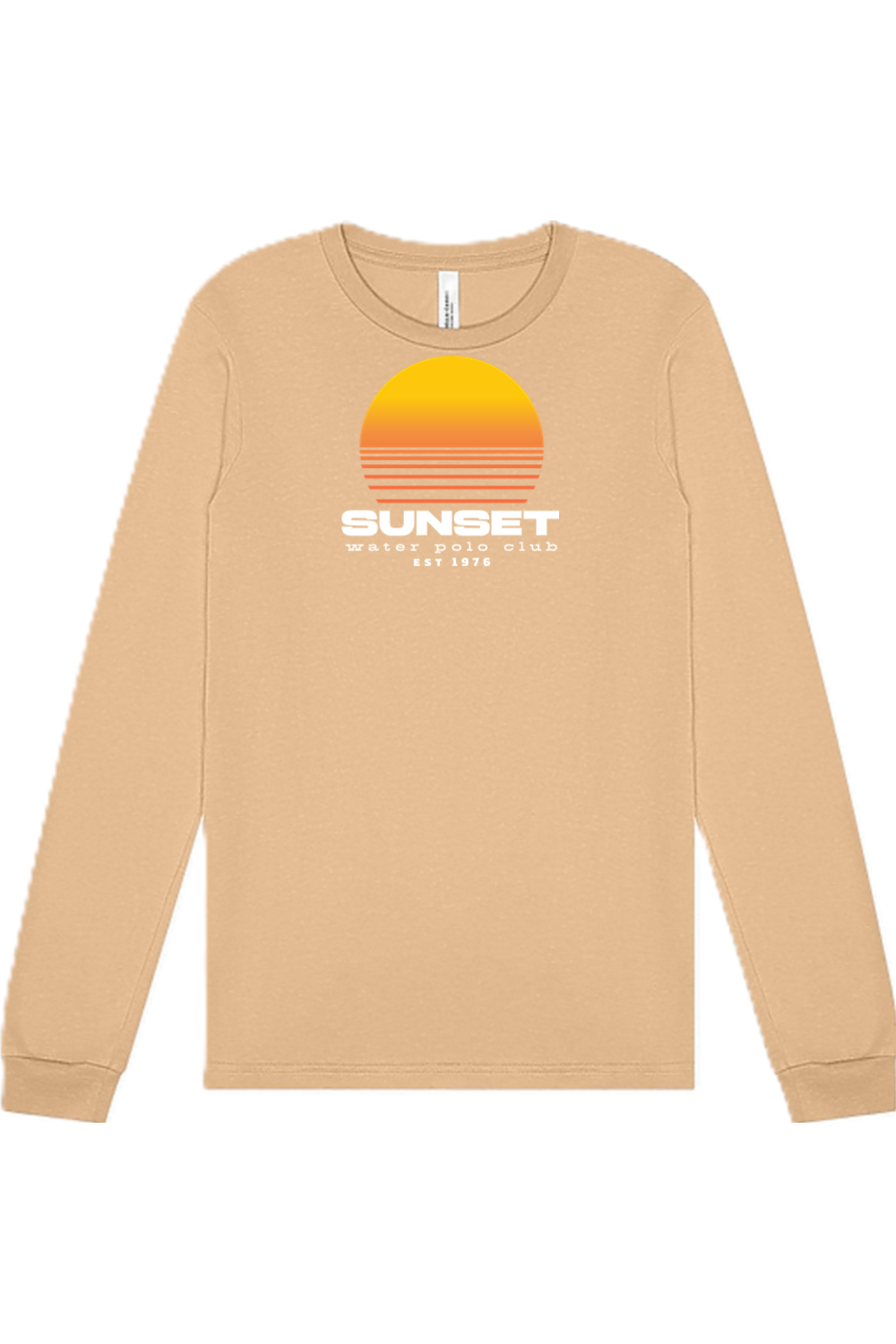 Sunset Water Polo Club // BELLA + CANVAS Unisex Jersey Long Sleeve - Sun