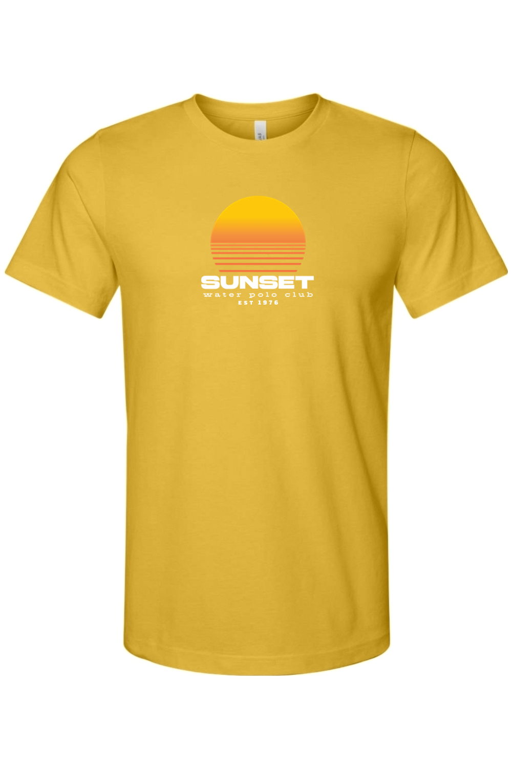Sunset Water Polo Club // Bella + Canvas Jersey Tee - Sun
