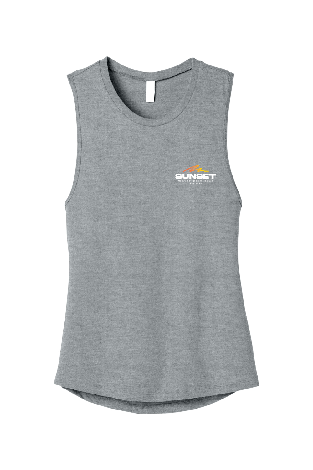 Sunset Water Polo Club // BELLA+CANVAS Women’s Jersey Muscle Tank - Wave
