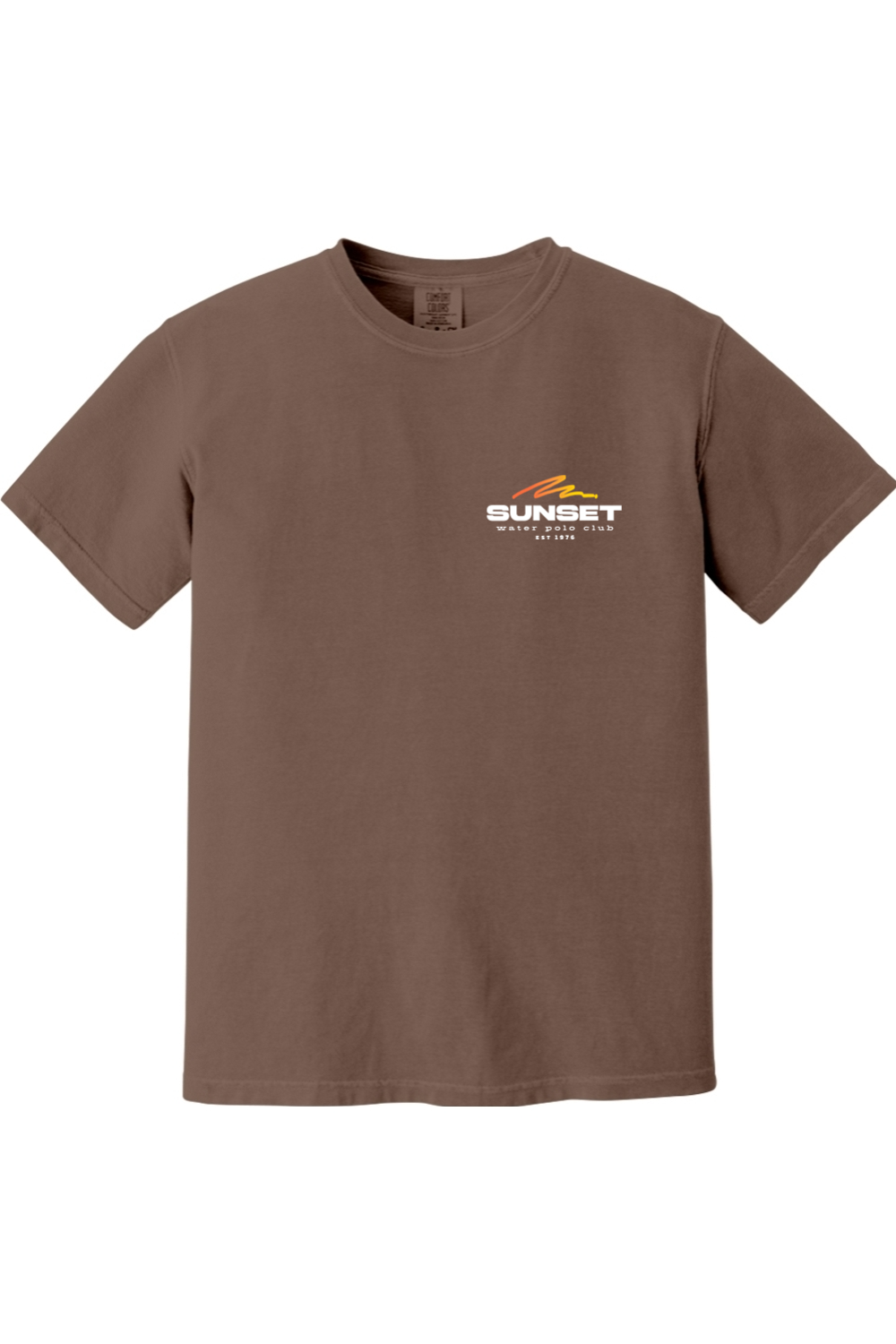 Sunset Water Polo Club // Pocket Logo Front Yellow