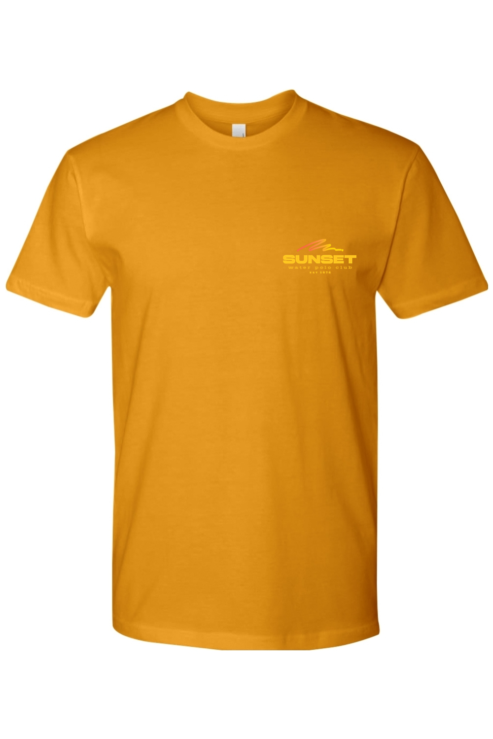 Sunset Water Polo Club - Pocket Logo Front Yellow