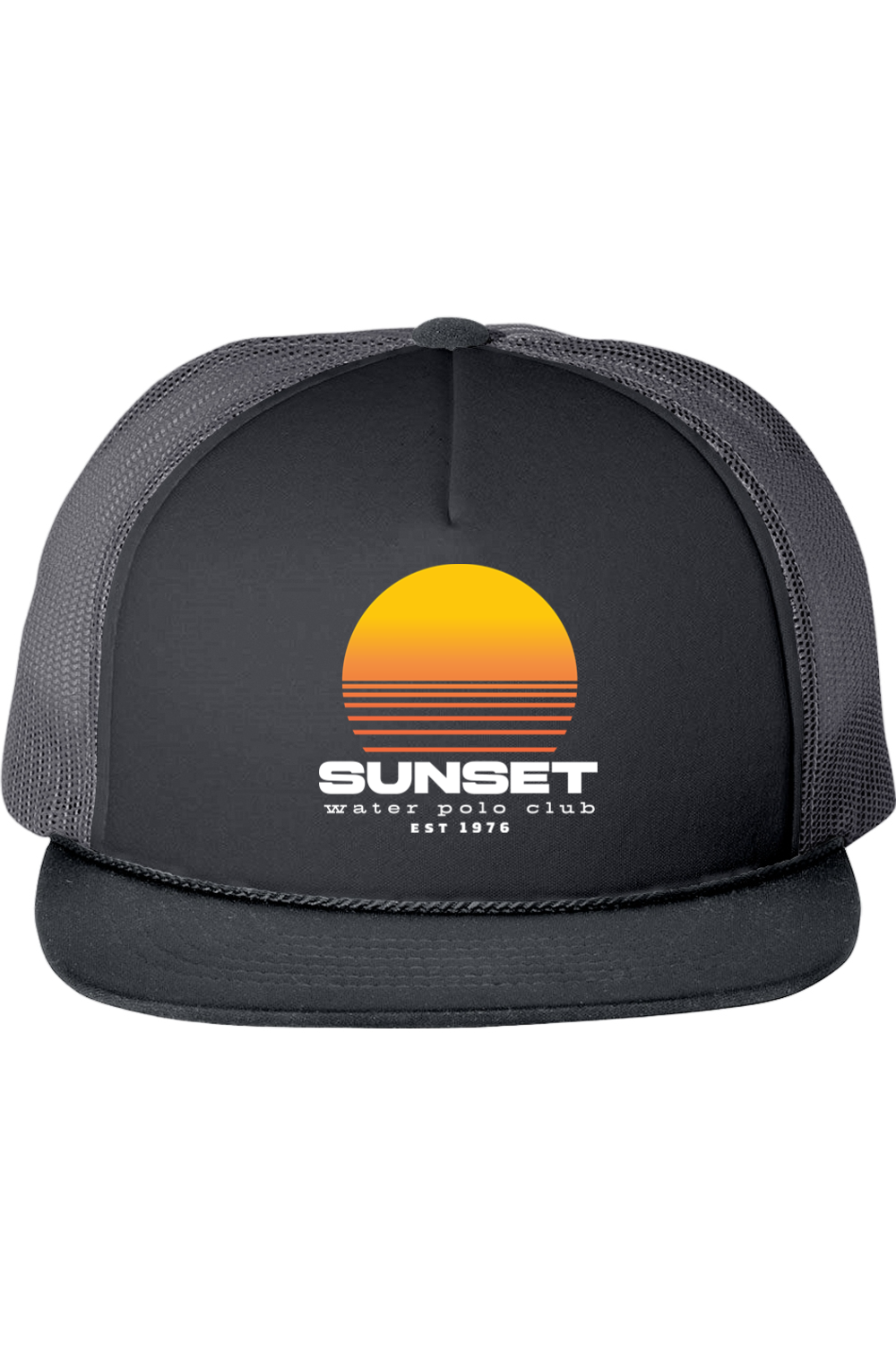 Sunset Water Polo Club // Richardson Foamie Trucker Cap - Sun