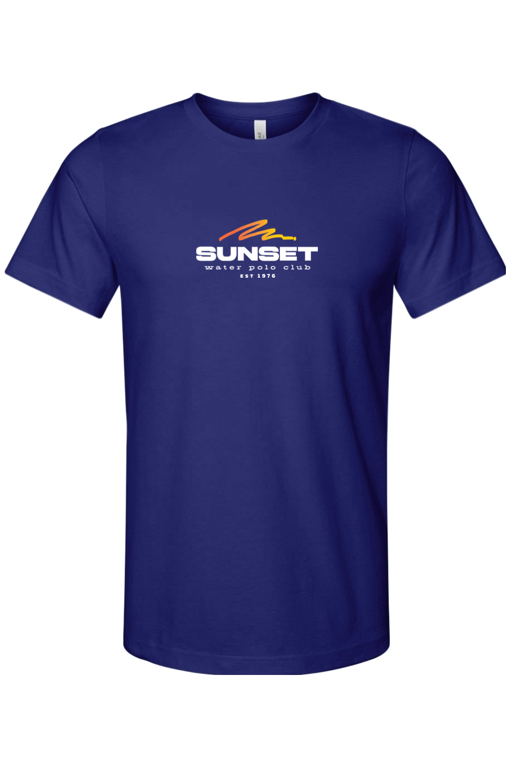 Sunset Water Polo Club // Unisex Bella + Canvas Jersey Tee - Wave
