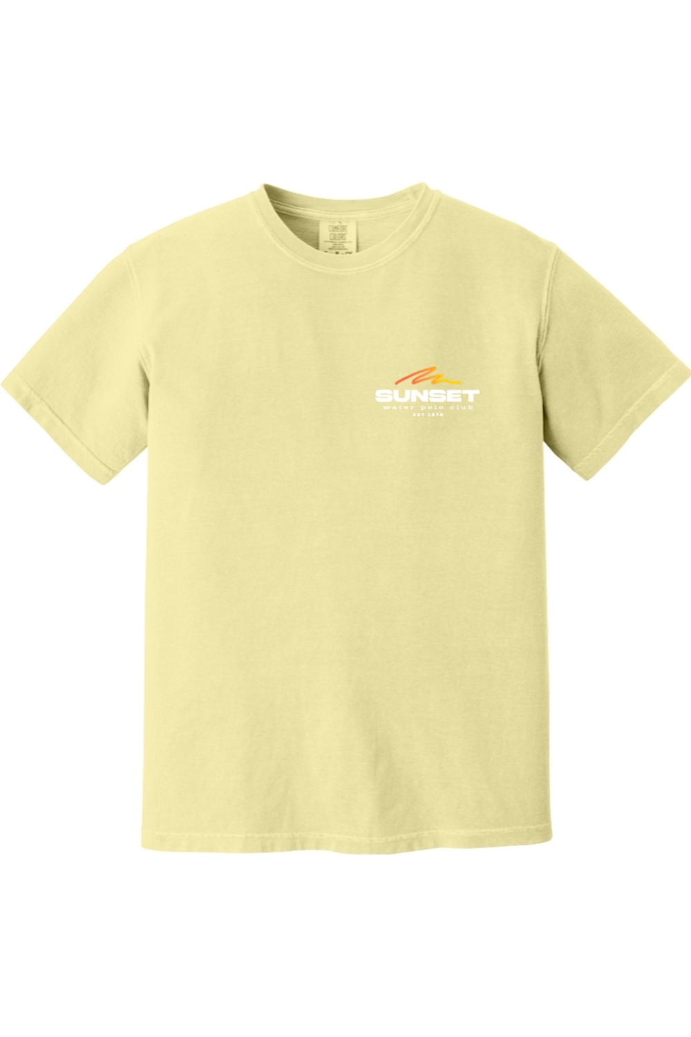 Sunset Water Polo Club // Pocket Logo Front Yellow