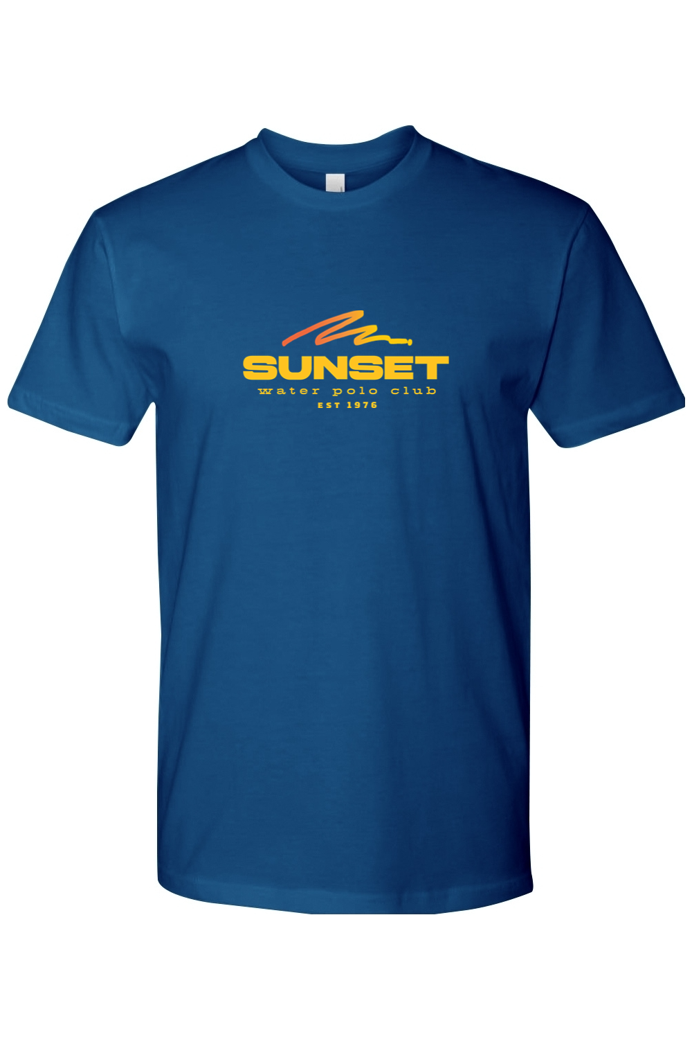 Sunset Water Polo Club // Large Logo Front Yellow