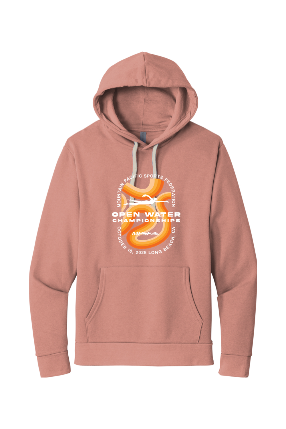 MPSF Open Water Champs 2025 Hoodie - White Text