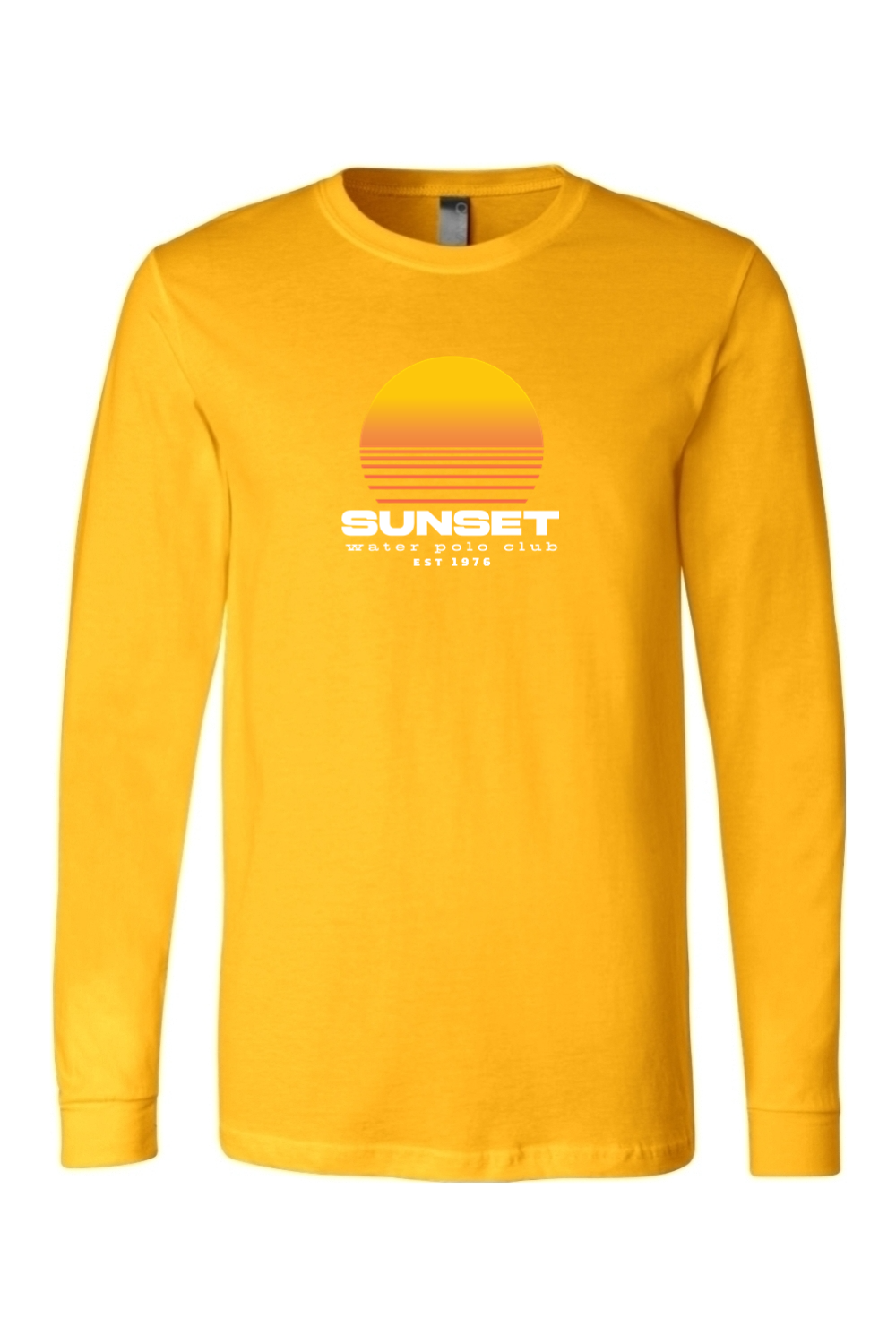Sunset Water Polo Club // BELLA + CANVAS Unisex Jersey Long Sleeve - Sun
