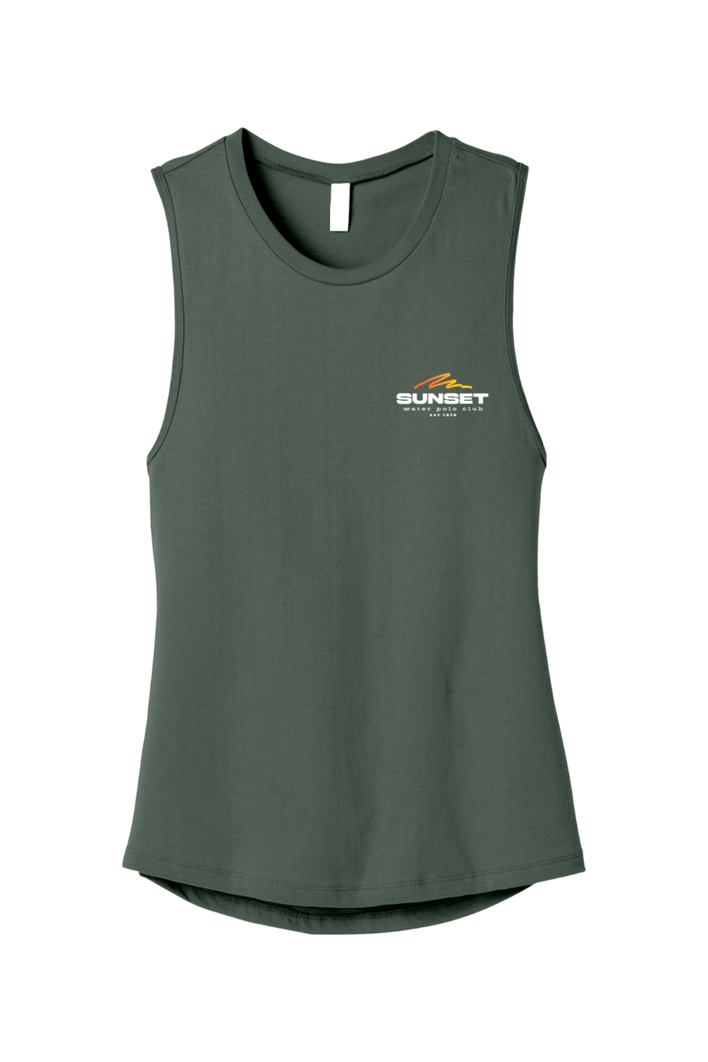Sunset Water Polo Club // BELLA+CANVAS Women’s Jersey Muscle Tank - Wave