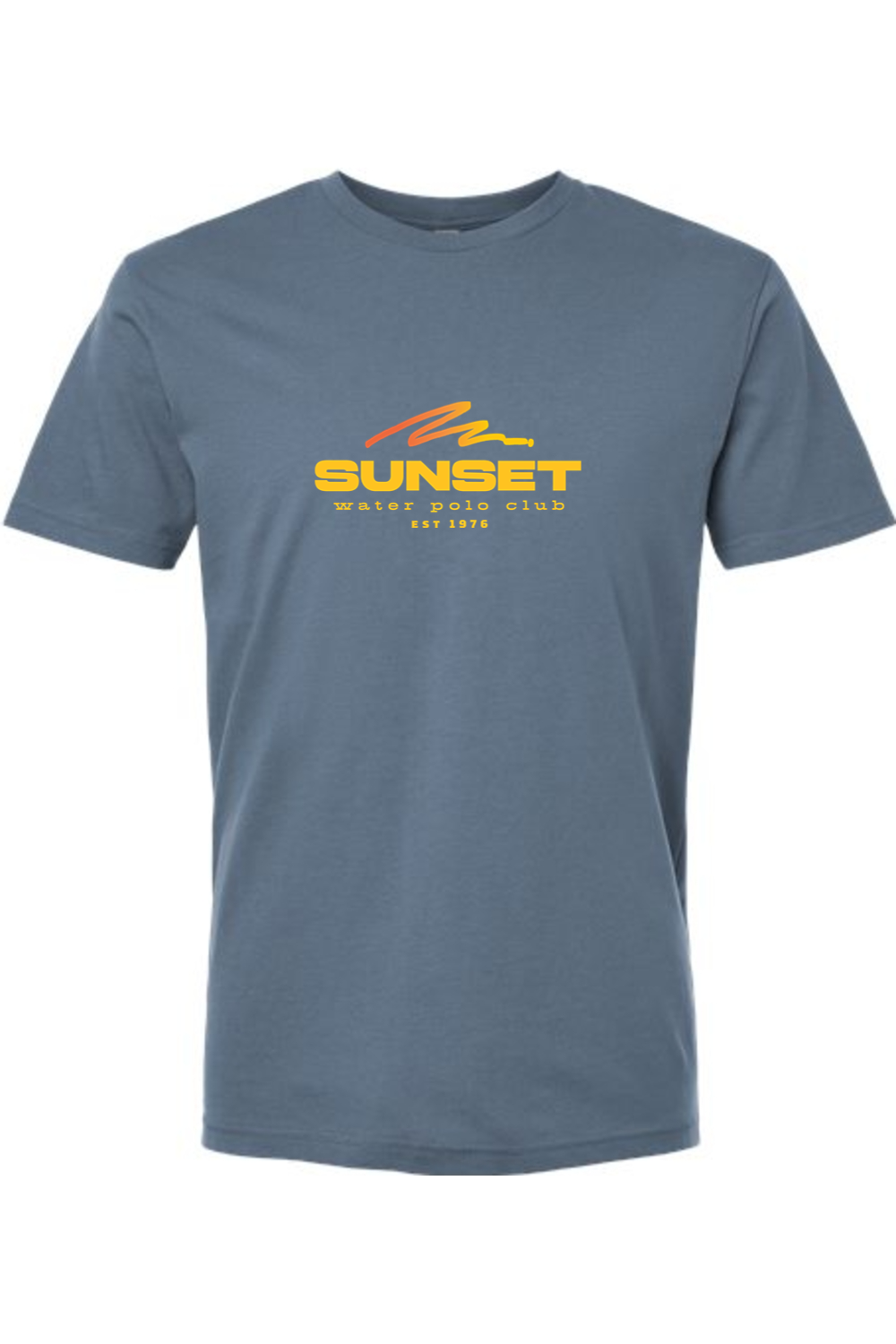 Sunset Water Polo Club // Large Logo Front Yellow