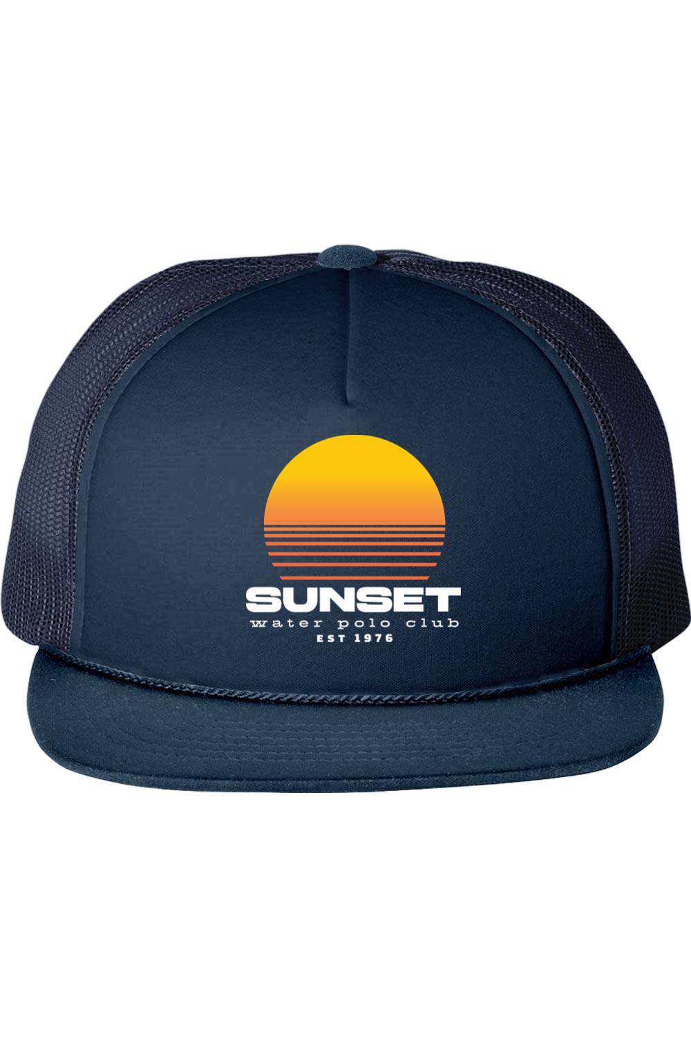 Sunset Water Polo Club // Richardson Foamie Trucker Cap - Sun