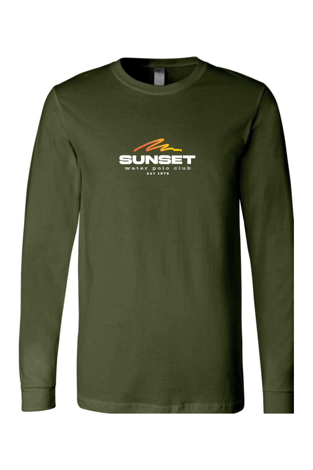 Sunset Water Polo Club // BELLA + CANVAS Unisex Jersey Long Sleeve - Wave