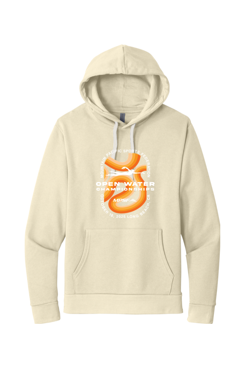MPSF Open Water Champs 2025 Hoodie - White Text