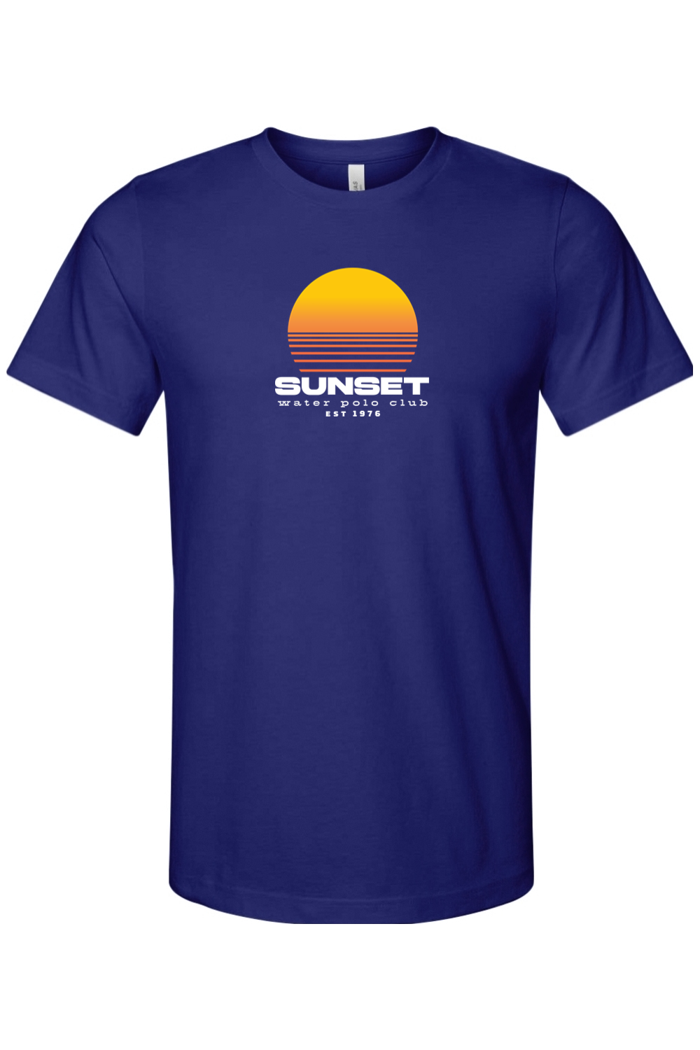 Sunset Water Polo Club // Bella + Canvas Jersey Tee - Sun