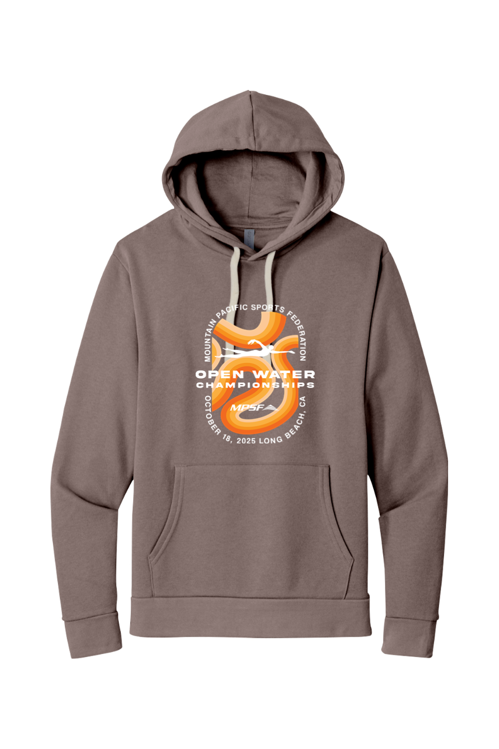 MPSF Open Water Champs 2025 Hoodie - White Text