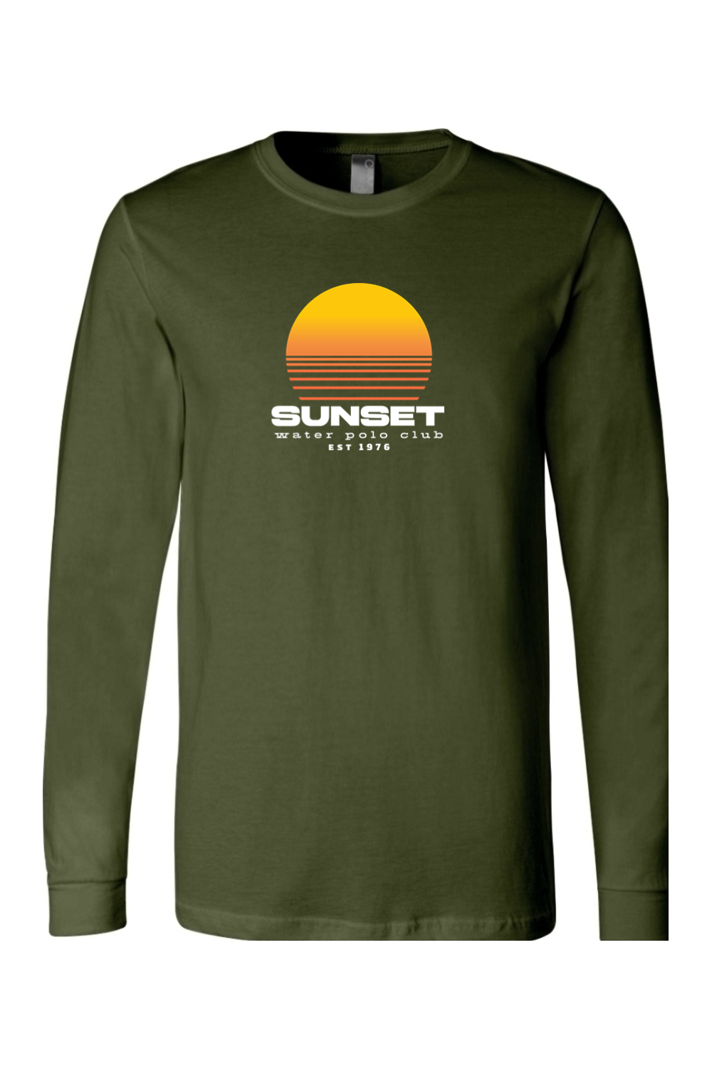 Sunset Water Polo Club // BELLA + CANVAS Unisex Jersey Long Sleeve - Sun