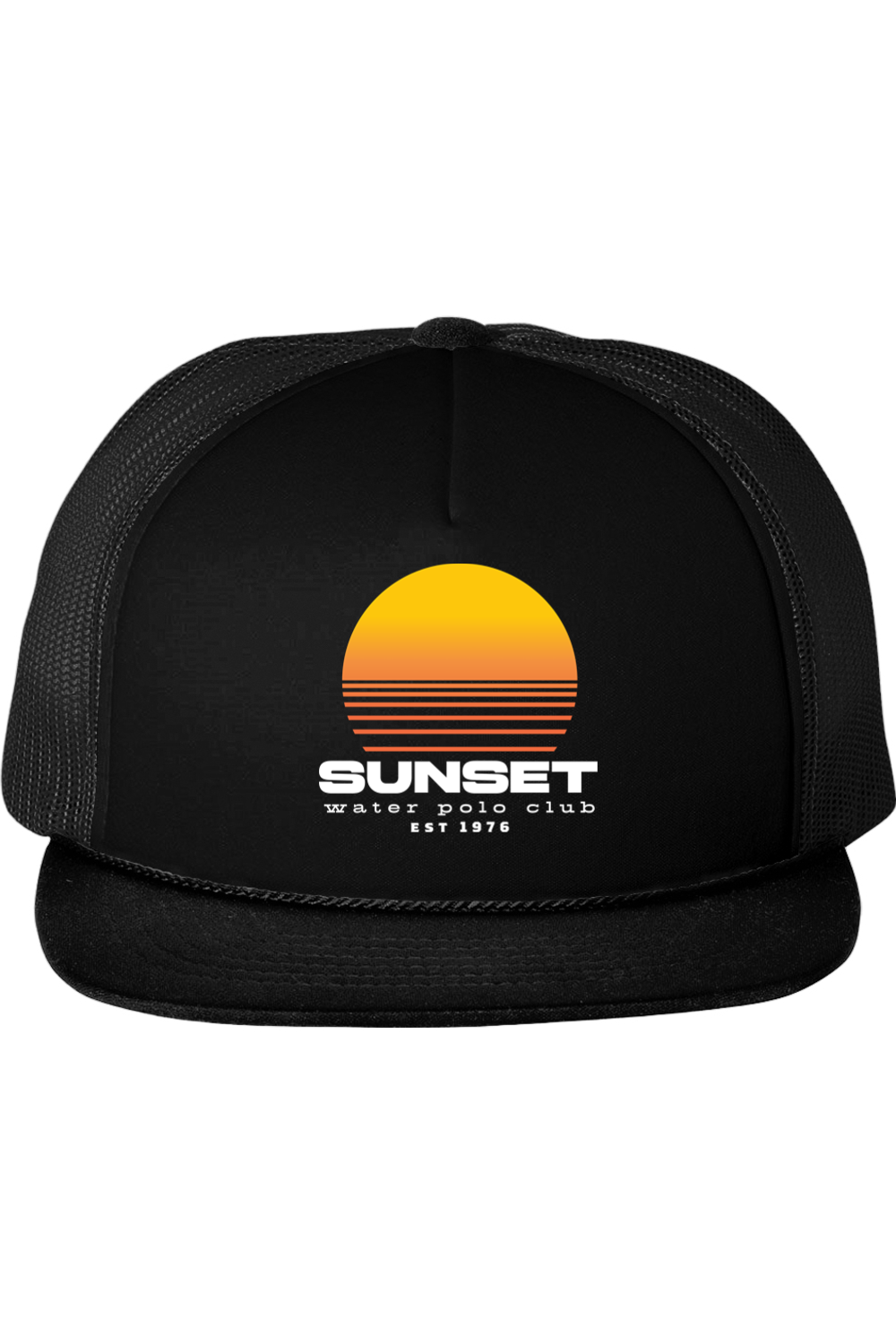 Sunset Water Polo Club // Richardson Foamie Trucker Cap - Sun