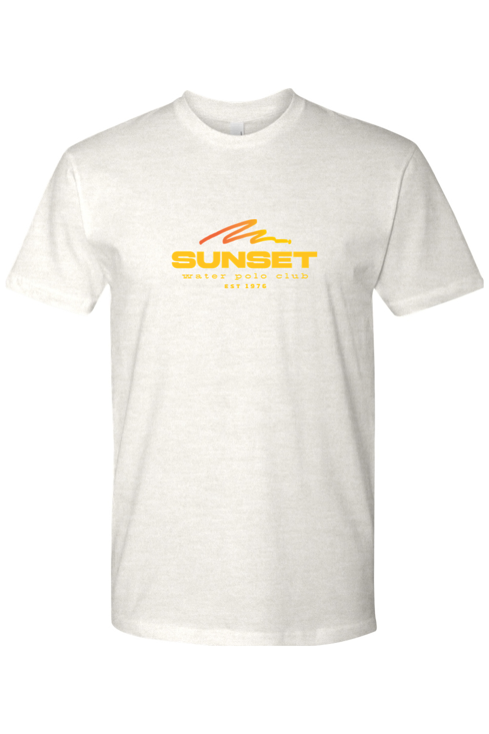 Sunset Water Polo Club // Large Logo Front Yellow