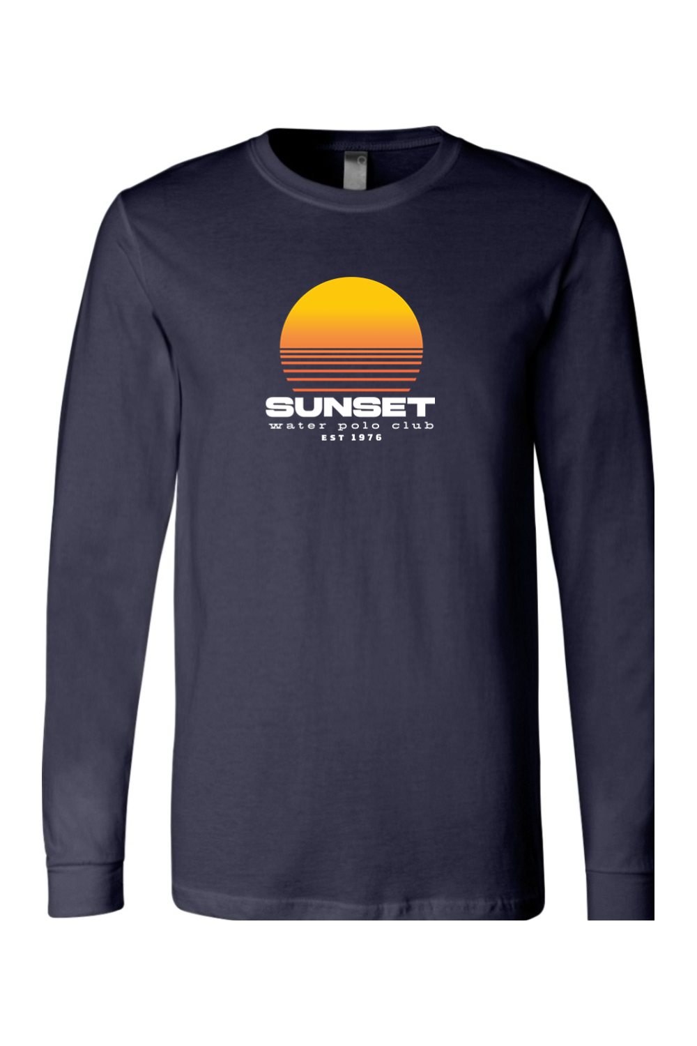 Sunset Water Polo Club // BELLA + CANVAS Unisex Jersey Long Sleeve - Sun