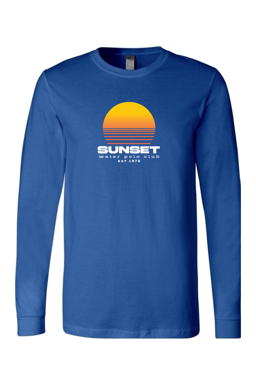 Sunset Water Polo Club // BELLA + CANVAS Unisex Jersey Long Sleeve - Sun