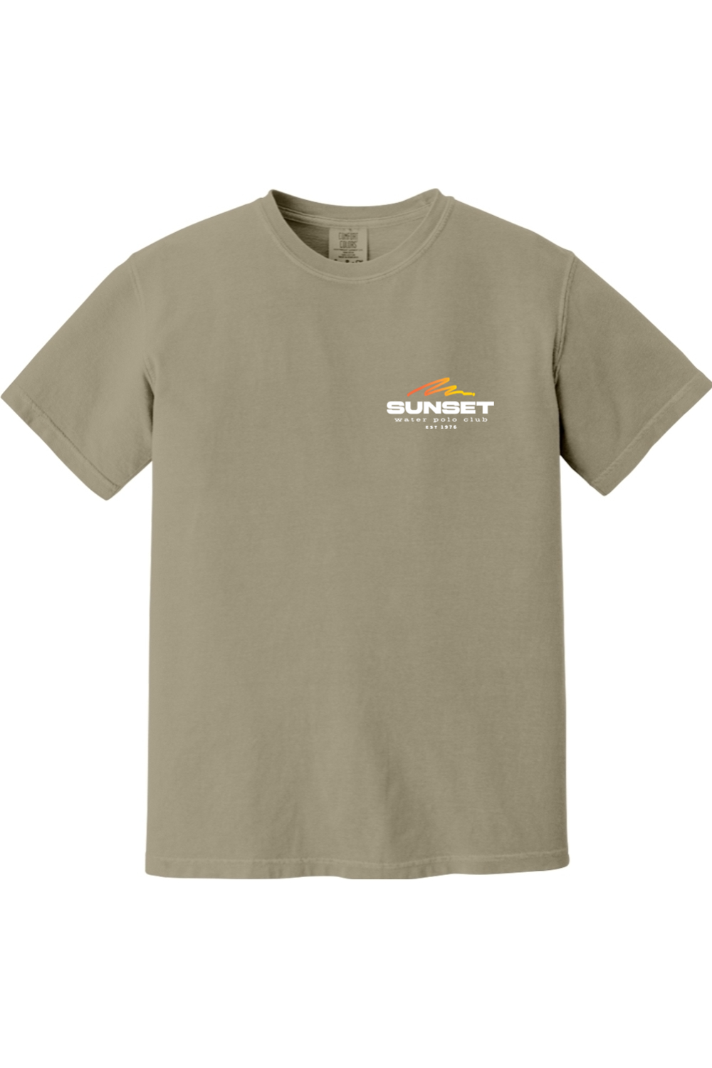 Sunset Water Polo Club // Pocket Logo Front Yellow