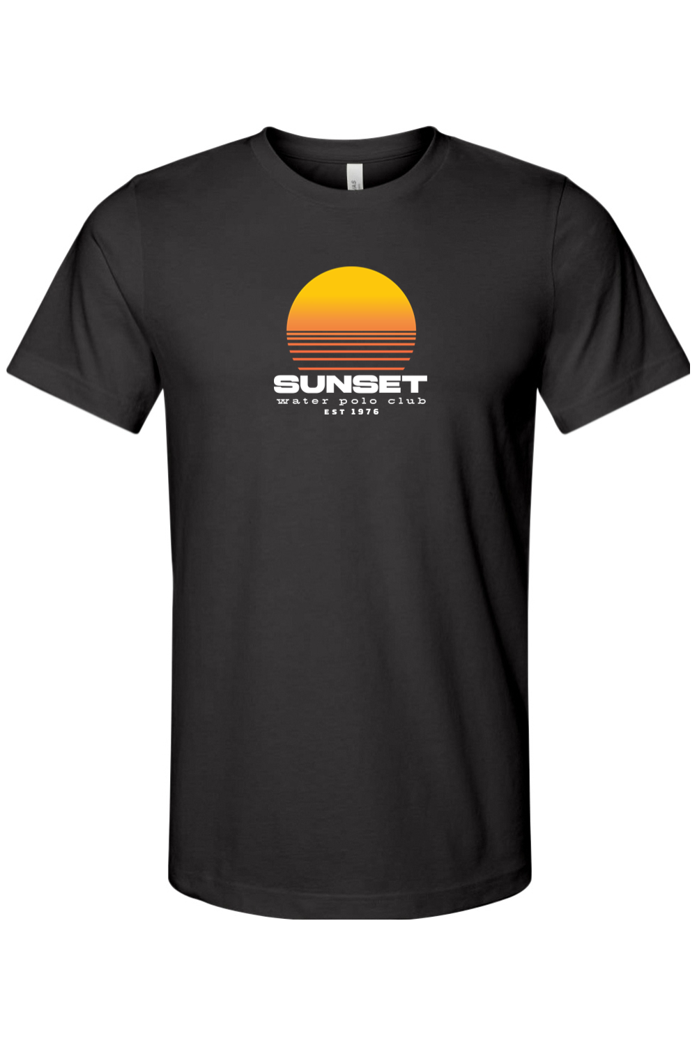 Sunset Water Polo Club // Bella + Canvas Jersey Tee - Sun