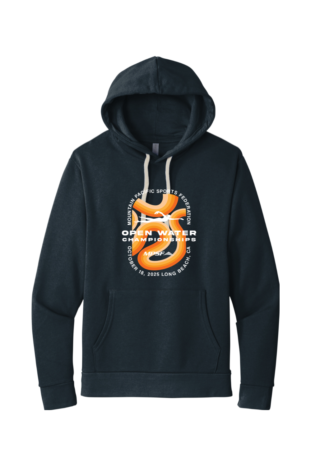 MPSF Open Water Champs 2025 Hoodie - White Text