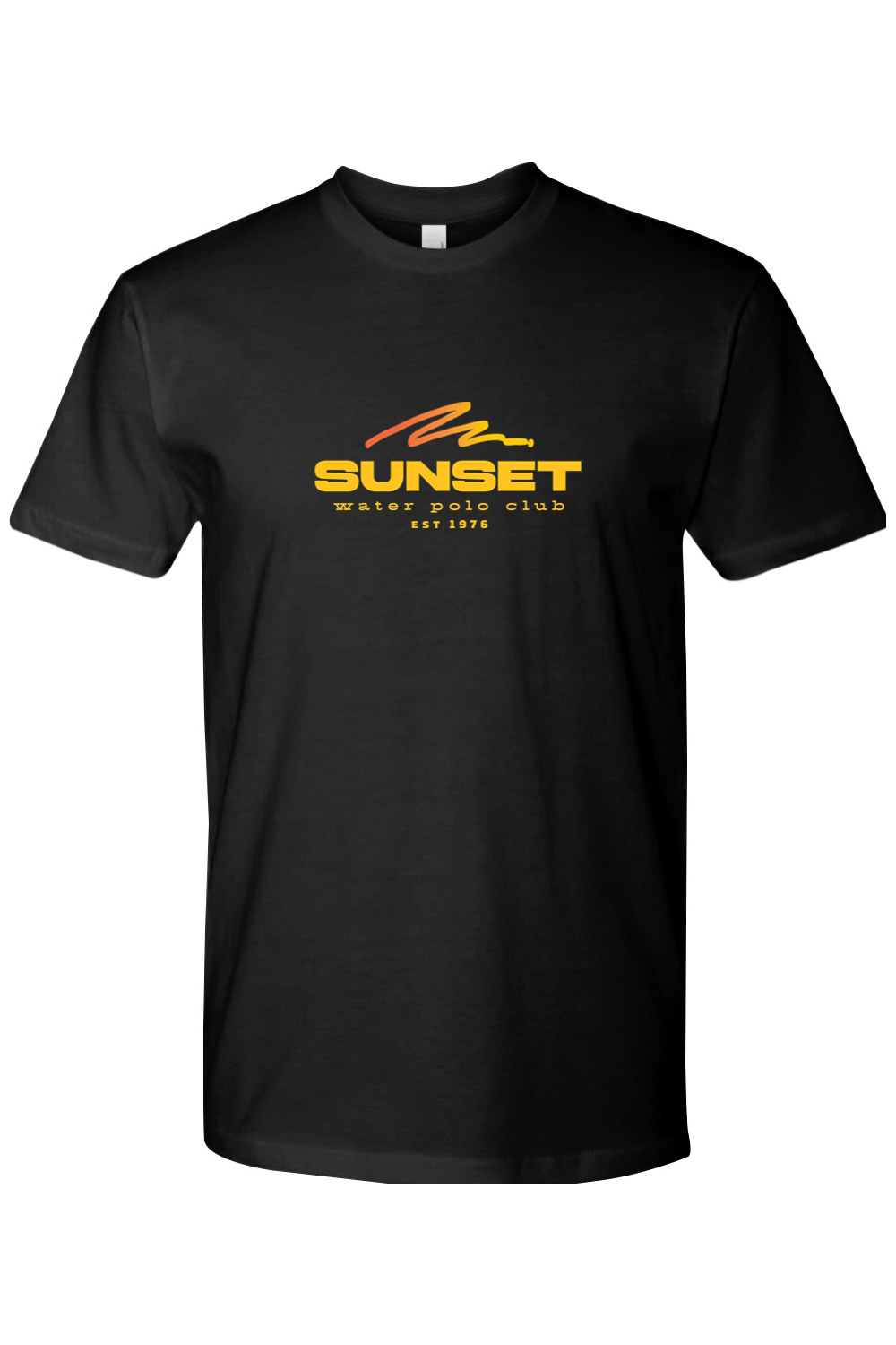 Sunset Water Polo Club // Large Logo Front Yellow