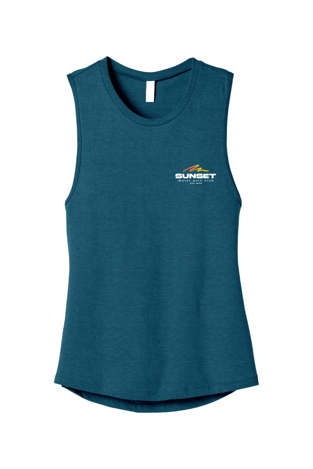 Sunset Water Polo Club // BELLA+CANVAS Women’s Jersey Muscle Tank - Wave