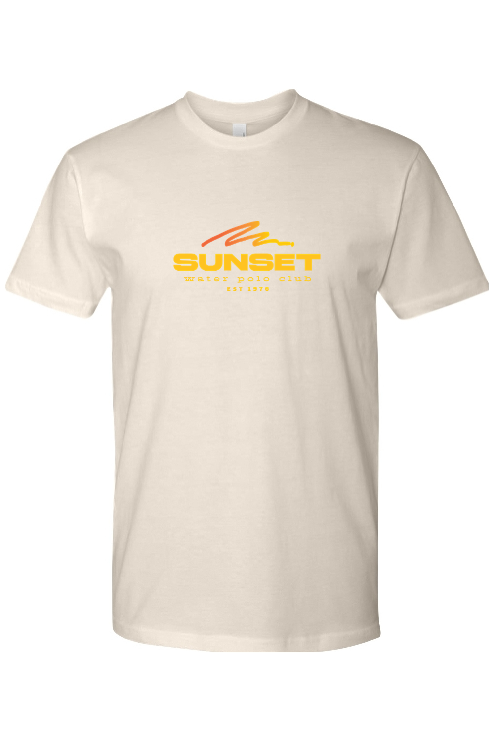 Sunset Water Polo Club // Large Logo Front Yellow