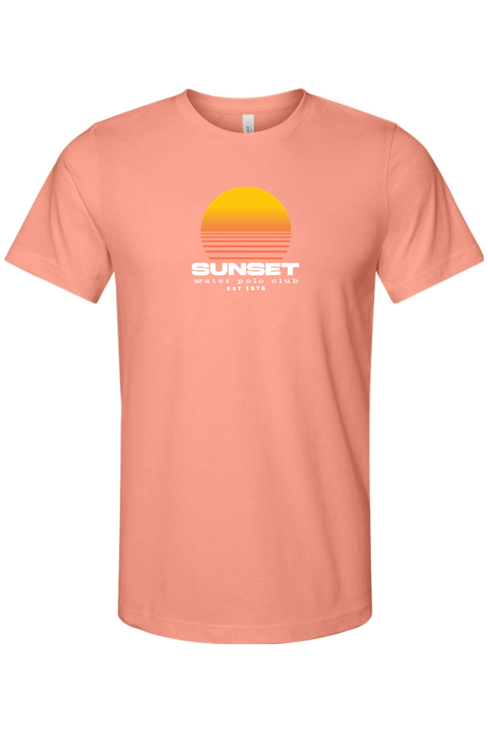 Sunset Water Polo Club // Bella + Canvas Jersey Tee - Sun
